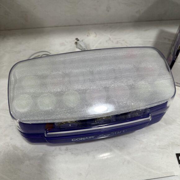 Conair Easy Start HS15R 20 Hot Rollers Curlers & 15 Clips 3 Sizes Box Manual - Picture 5 of 5